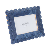 Poppi Resin Double Scalloped Photo Frame Small