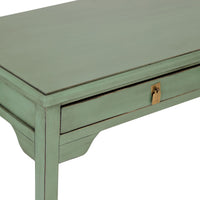 Sansha 2 Drawer Desk Sage Green