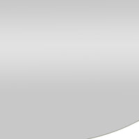 Bowen Round LED Vanity Mirror Silver 90cm