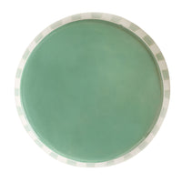 Stripe Stool Green/White
