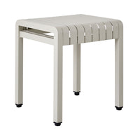 Tomi Alumnium Stool Taupe