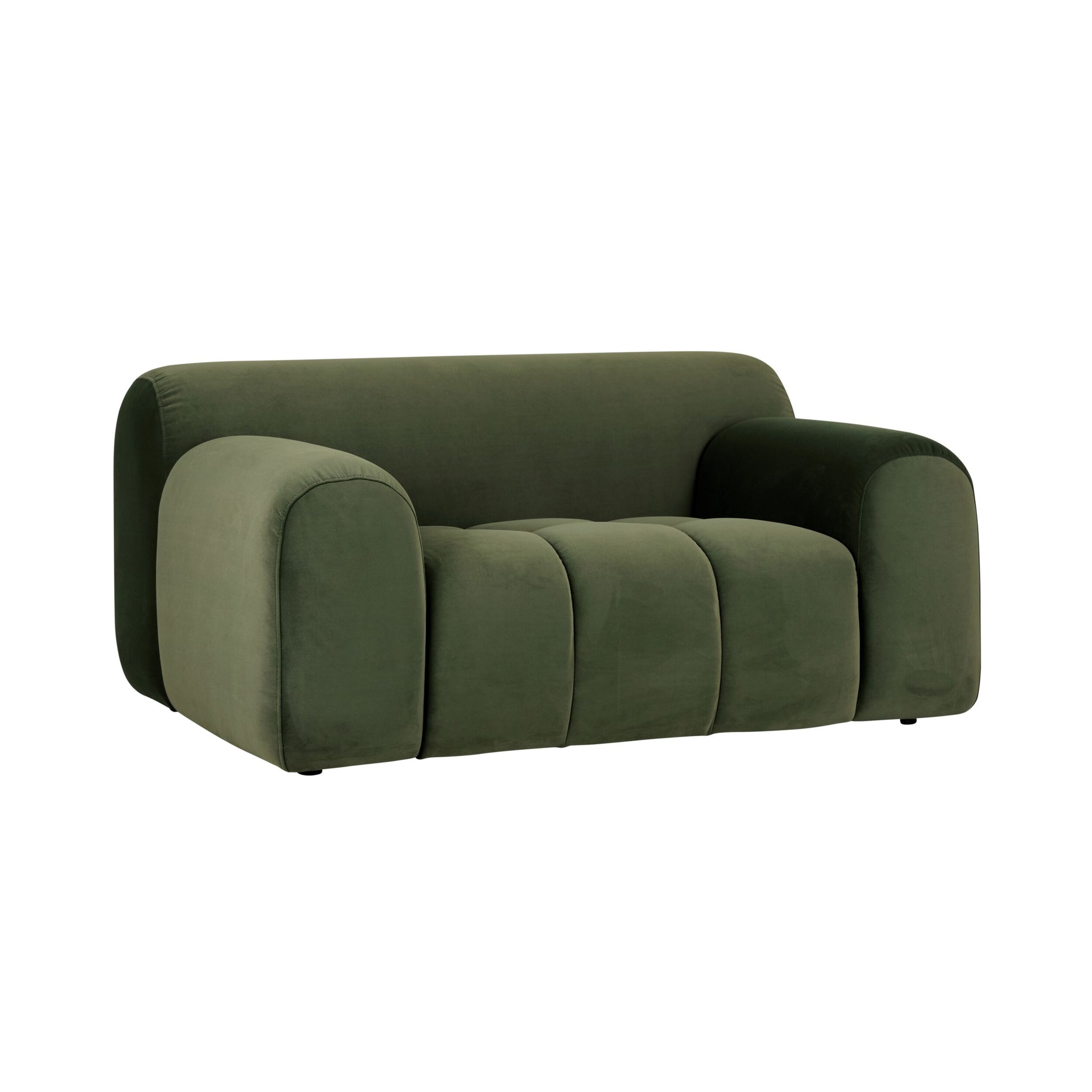 Alexis Velvet Armchair Eucalyptus