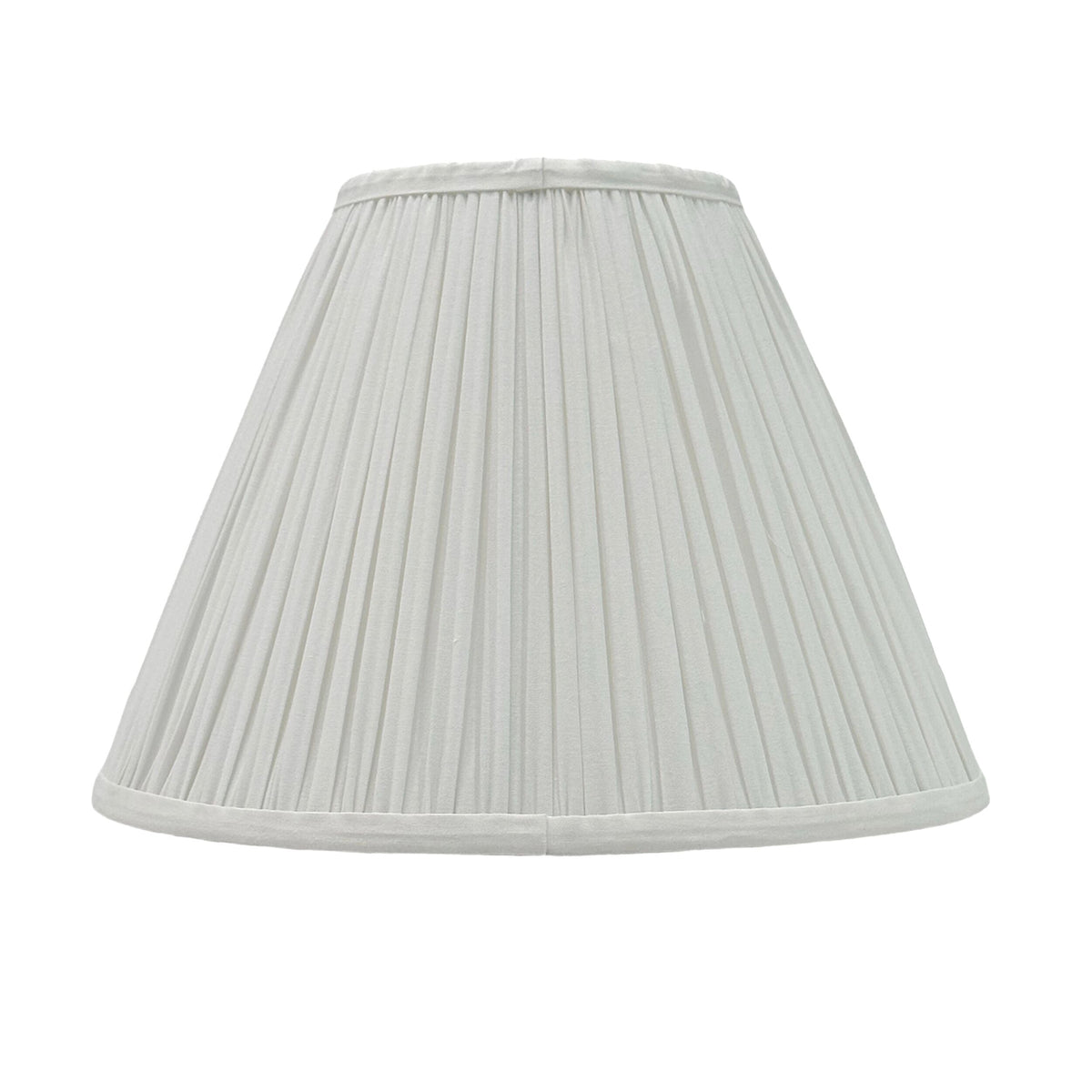 Audrey Pleated Tapered Shade White 25cm