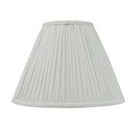 Audrey Pleated Tapered Shade White 25cm