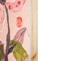 Floral Study On Woodblock I 30x40cm
