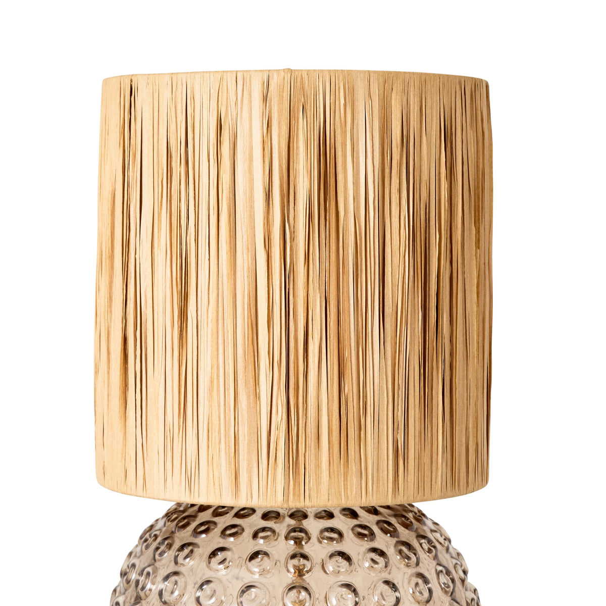 Gloria Glass Table Lamp Grey 50cm