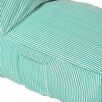 Jax Foam Filled Lounger Green Stripe