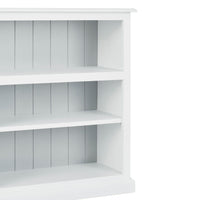 Armand Lowline Bookcase 90 x 155cm White