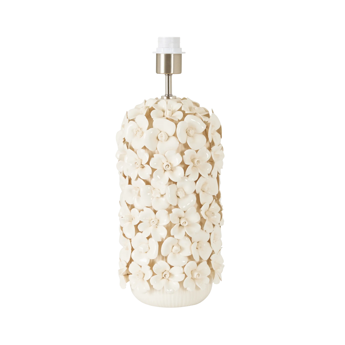 Floria Table Lamp Ivory Base Only 18x35cm