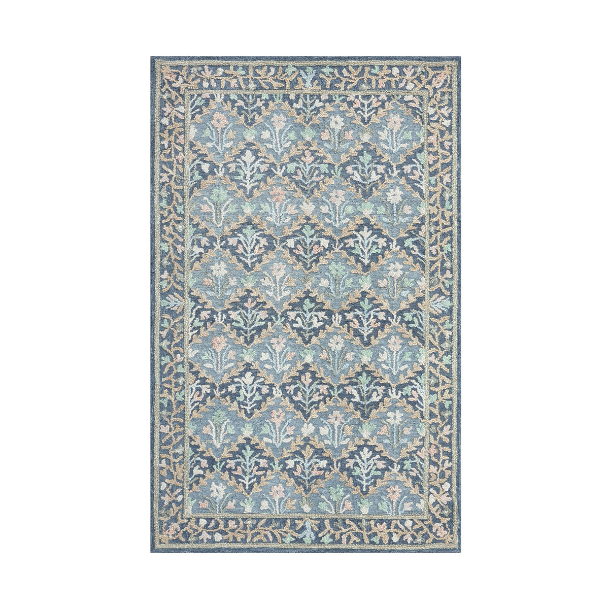 Heritage Woodblock Wool Rug 150x240cm