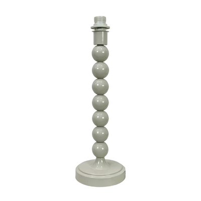 Carousel Metal Table Lamp Base Ivory 31cm