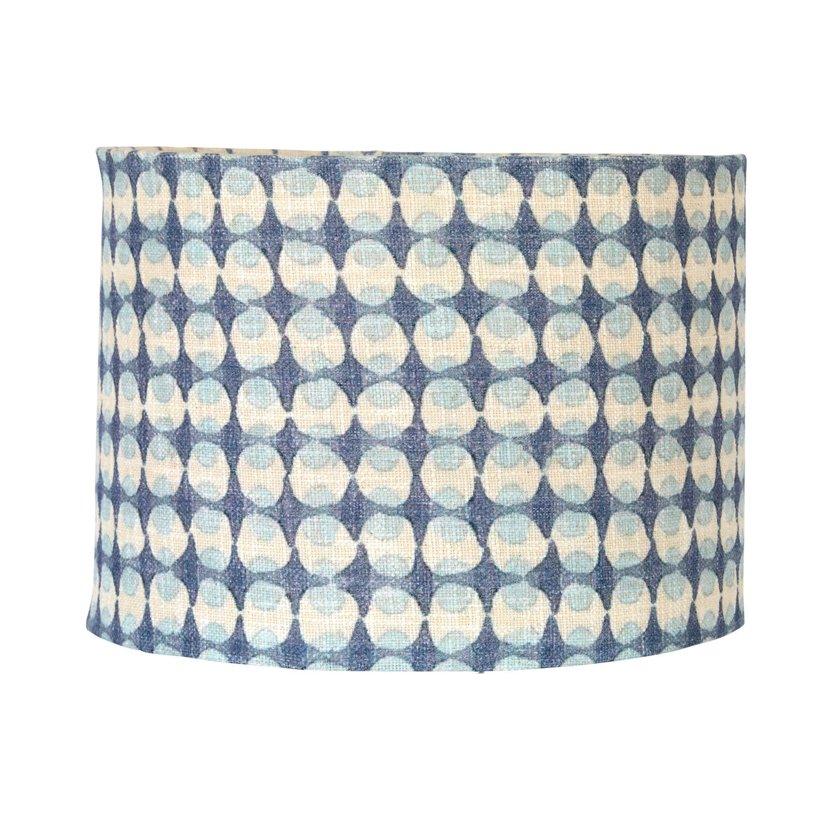 Drum Shade Blue 35x25cm