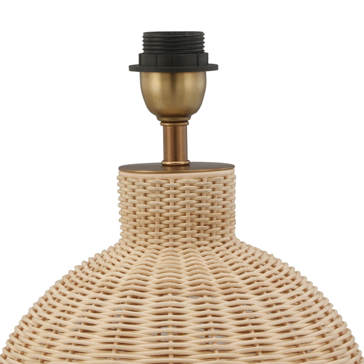 Marina Rattan Table Lamp Base 26x26x28cm