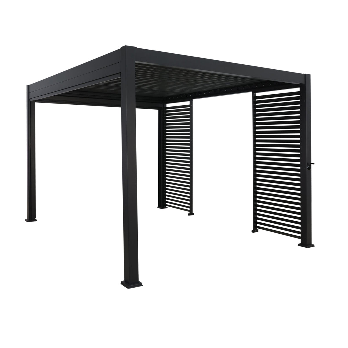 Sanctuary Aluminium Slatted Panel Charcoal for Pergola