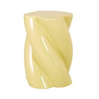 Swirl Stool Butter Yellow