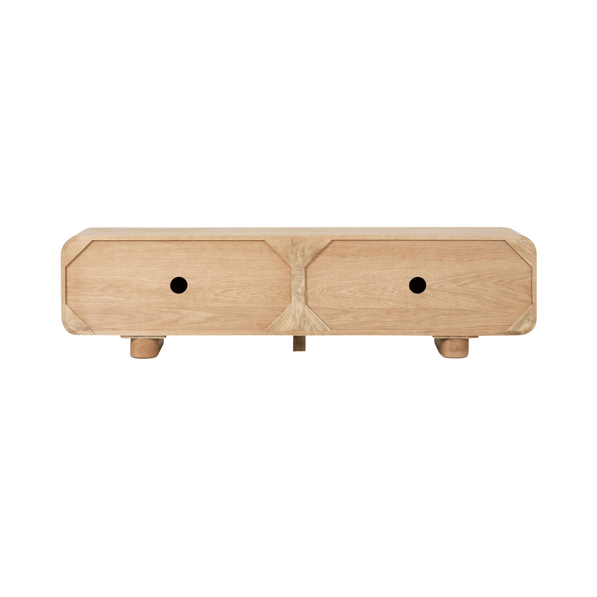 Dempsey Entertainment Unit Light Oak