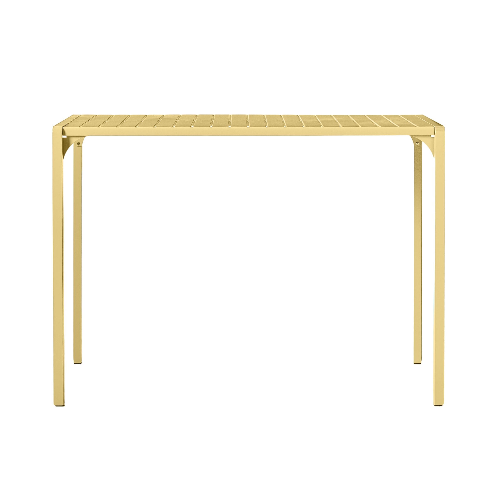 Kace Outdoor Bar Table 140cm Butter Yellow