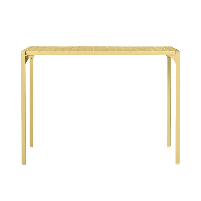 Kace Outdoor Bar Table 140cm Butter Yellow