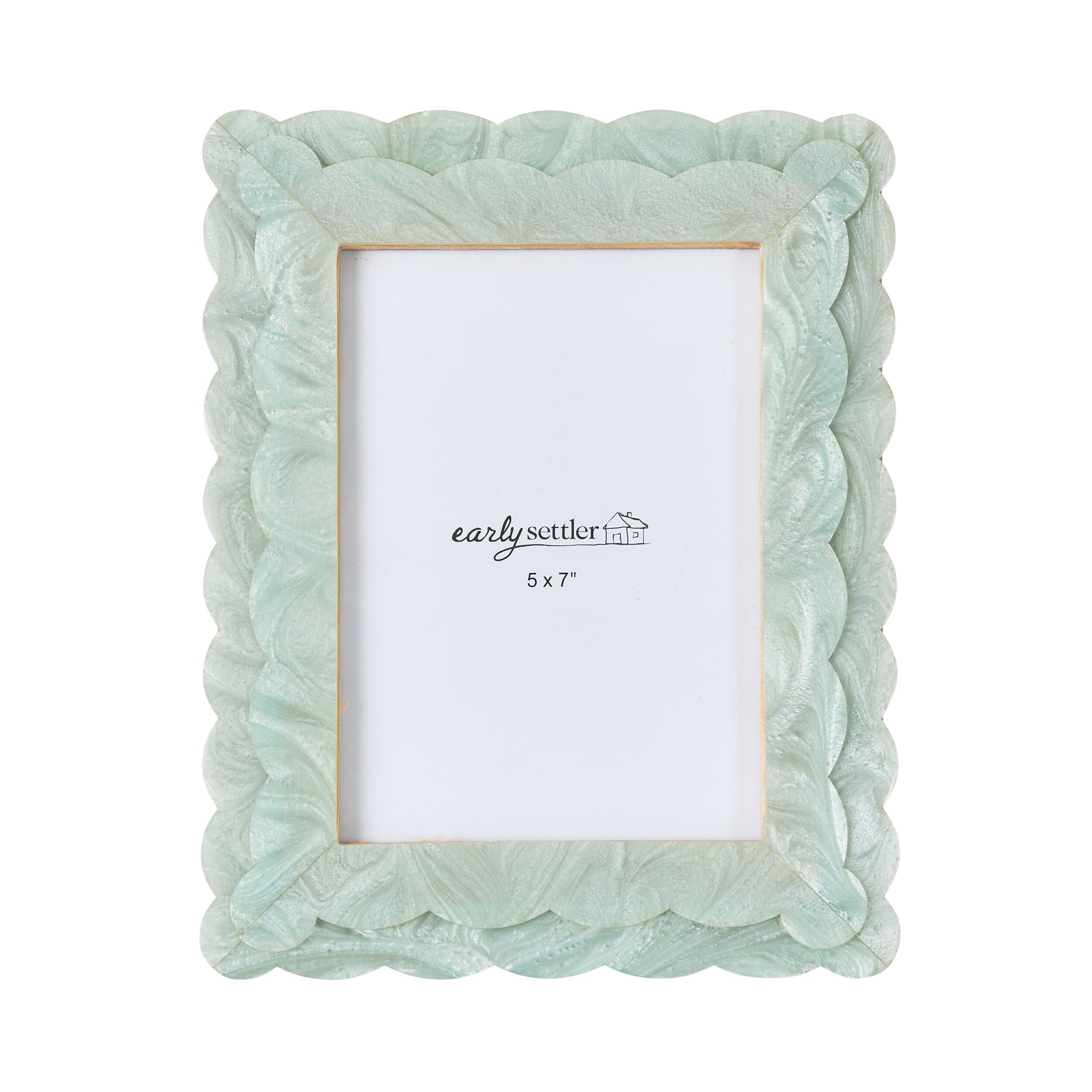 Poppi Resin Double Scalloped Photo Frame Medium