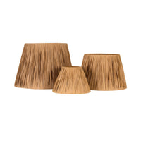 Tapered Raffia Shade 25x13x17cm