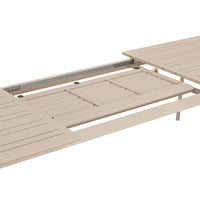 Santana Aluminium Dining Table 260cm (Extends to 370cm) Taupe