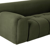 Alexis 2 Seater Velvet Sofa Eucalyptus