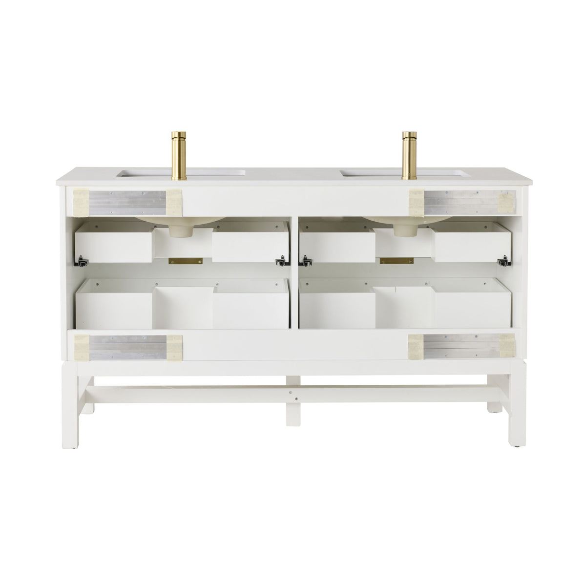Lennox Double Vanity White 1550mm