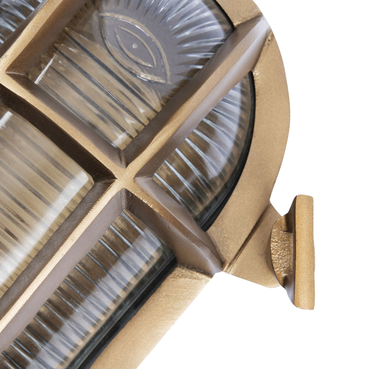 Portside Exterior Wall Bracket Antique Brass 15x20cm