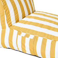 Jax Foam Filled Lounger Yellow Stripe