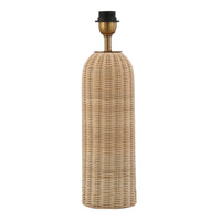 Marina Rattan Table Lamp Base 12.5x12.5x35cm
