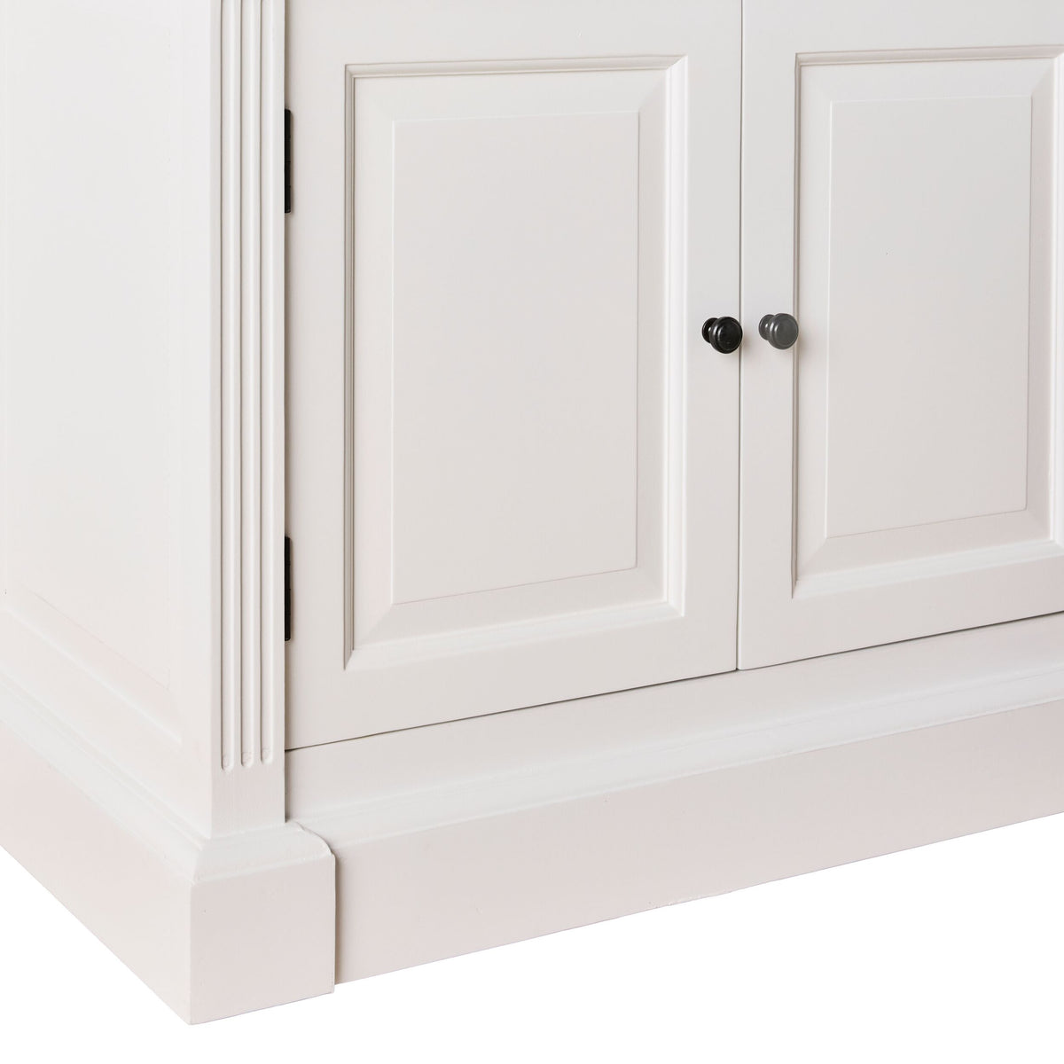 Camille 4 Door Display Cabinet White 167x240.5cm