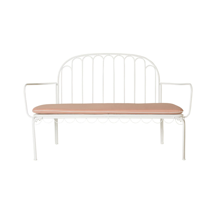 Bonnie 2 Seater Sofa with Cushion White