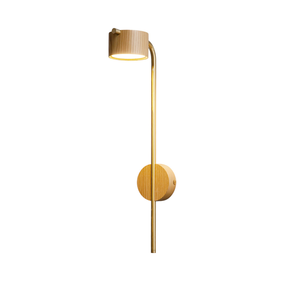 Morten Wooden Wall Light 20x55cm