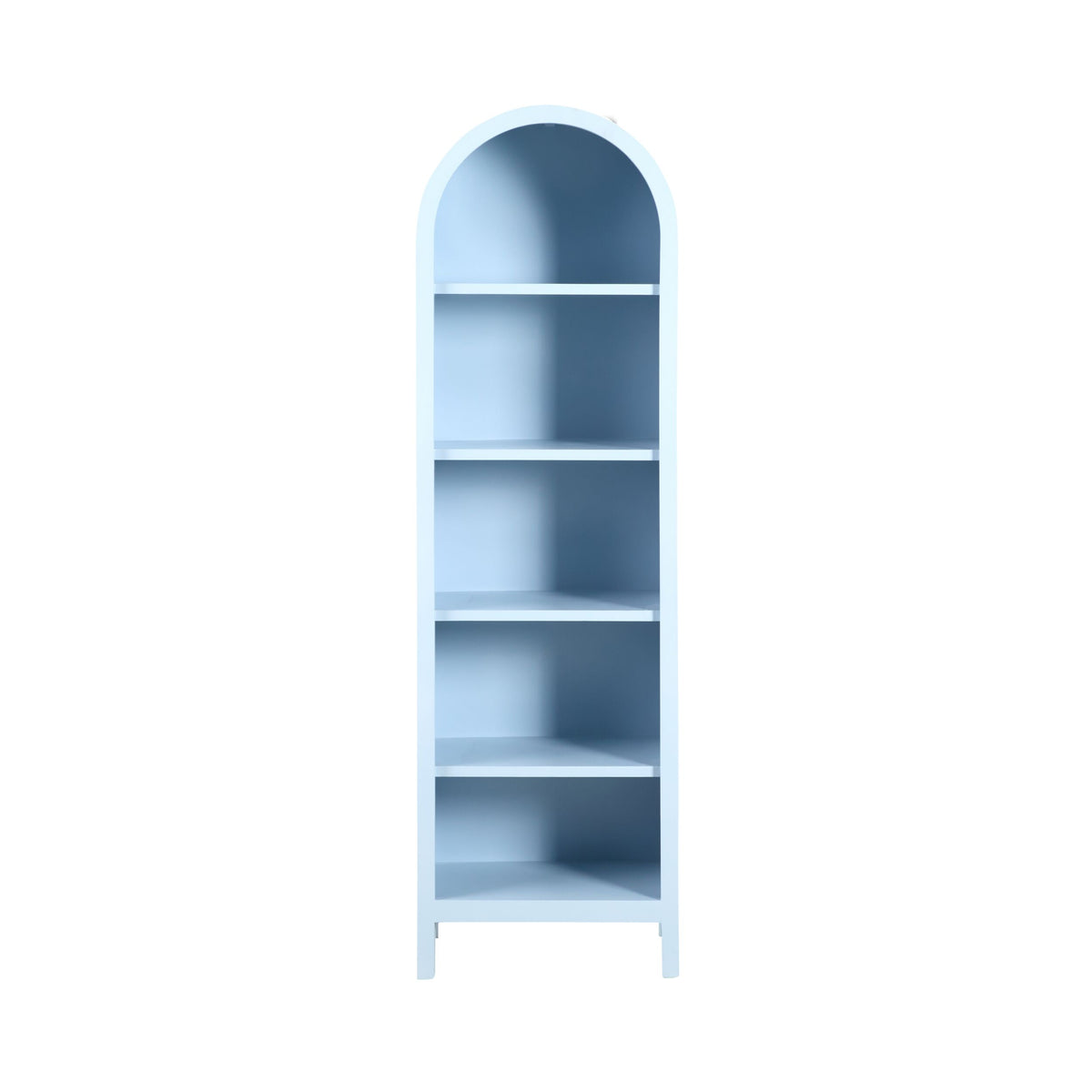 Paige Curved Bookshelf Blue