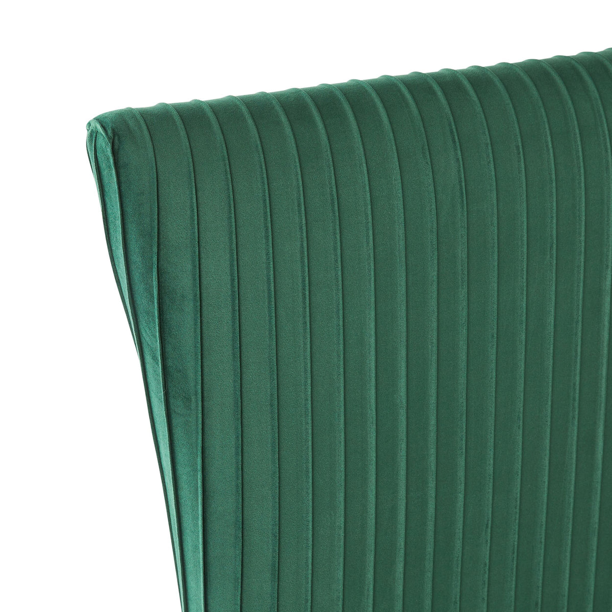 Pleat Bed Queen Emerald