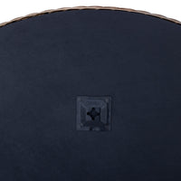 Nautilus Round Metal Mirror Brass 75cm
