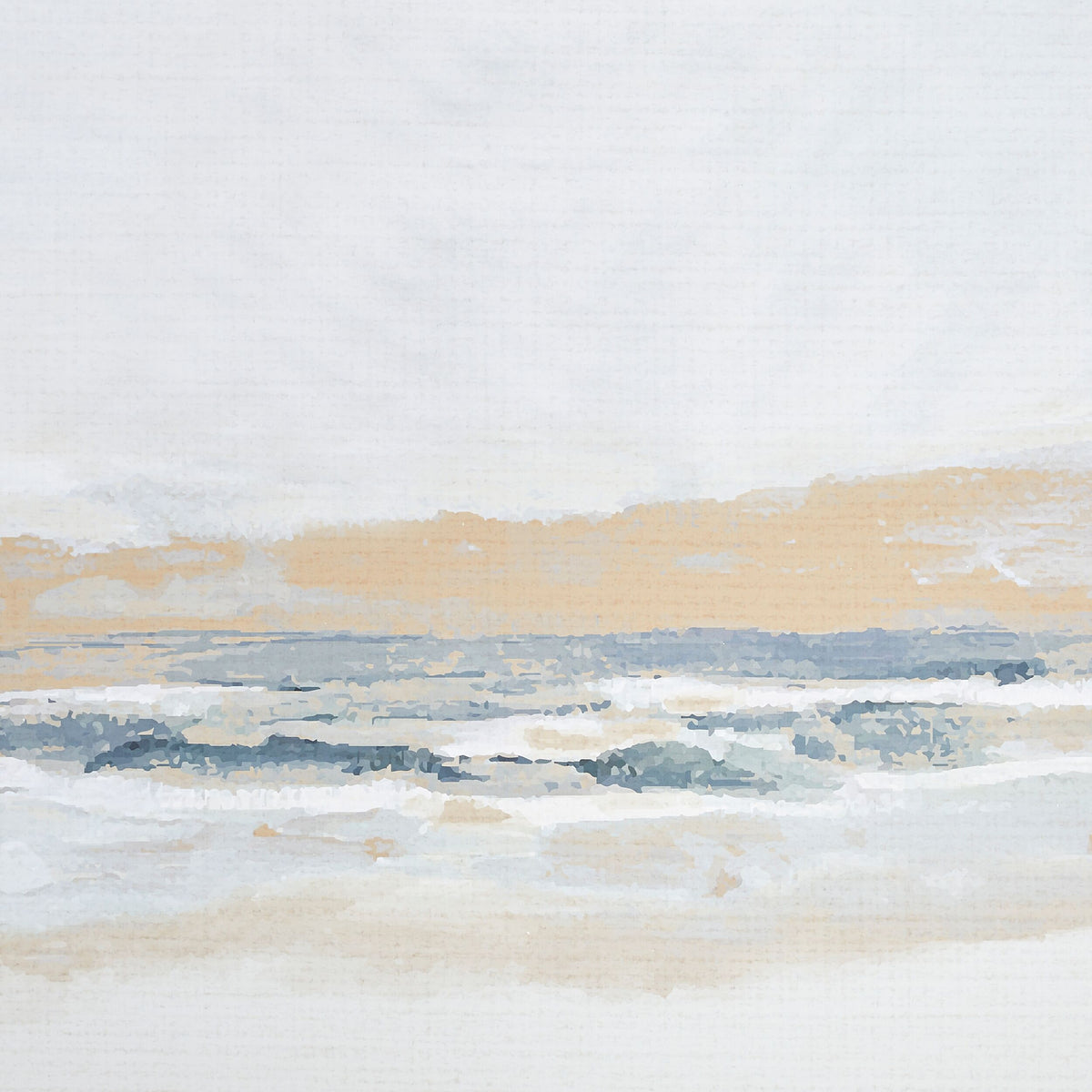 Abstract Beach Landscape Canvas Print 142.6x102.6cm