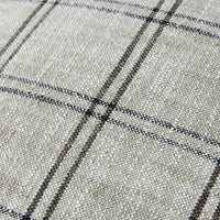 Loft Grid Check Cushion Grey 50cm