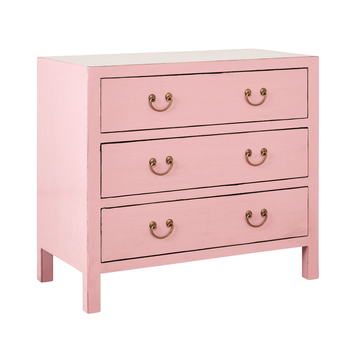 Sansha 3 Drawer Chest Blush Pink