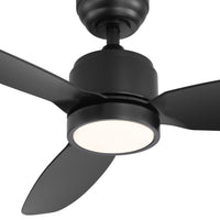 Solace 132cm Outdoor DC Fan - Black with Black ABS Blades