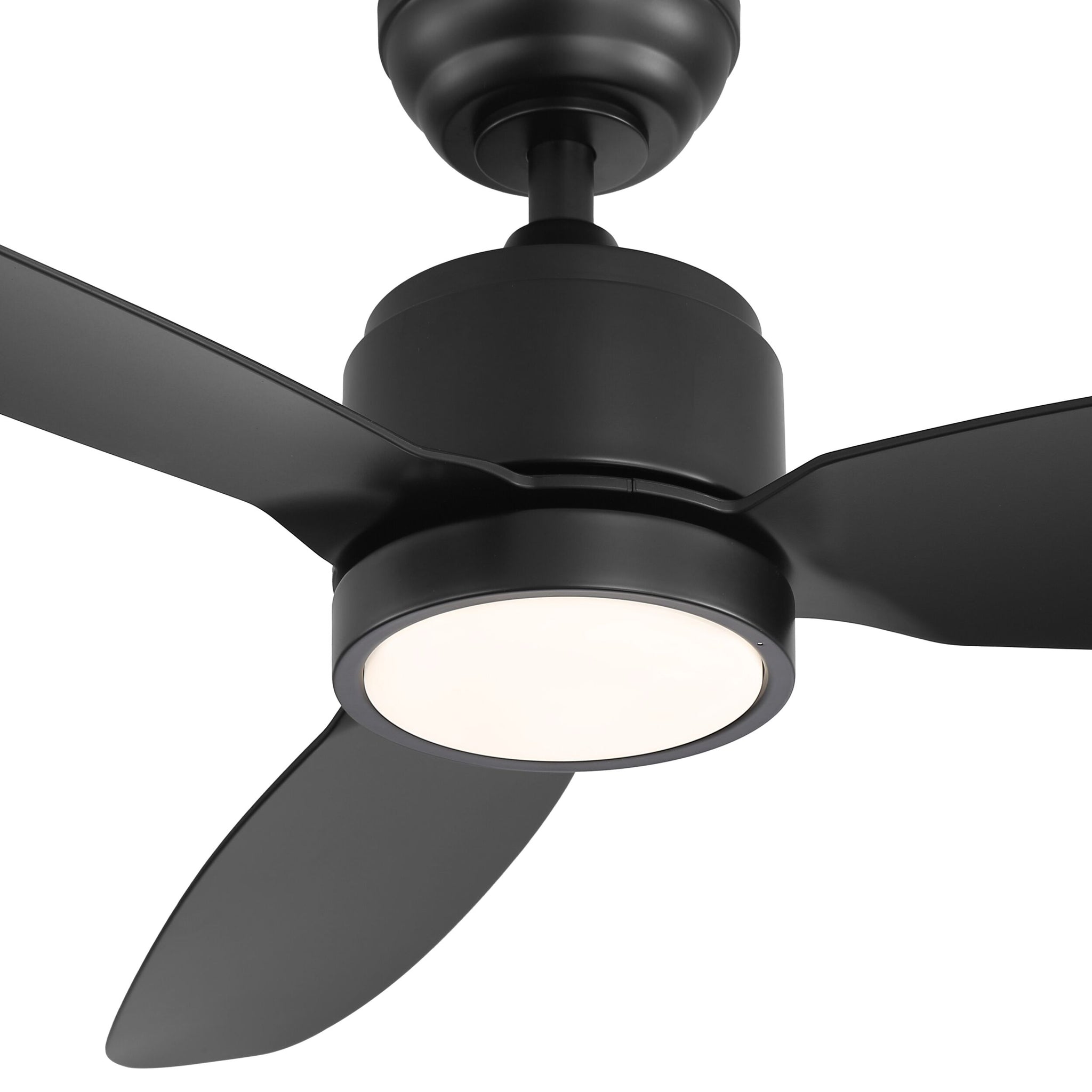 Solace 132cm Outdoor DC Fan - Black with Black ABS Blades