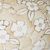 Petal Grove Table Lamp Taupe 34cm