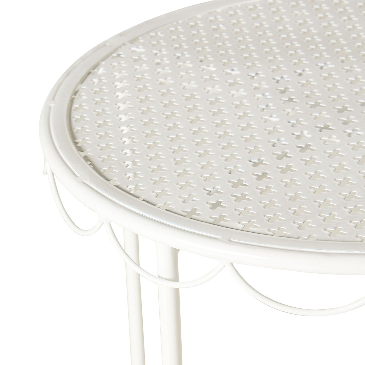 Bonnie Side Table 38cm White