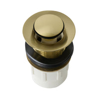 Camden Pop Up Waste Universal 32/40 x 80mm No Overflow Brushed Brass