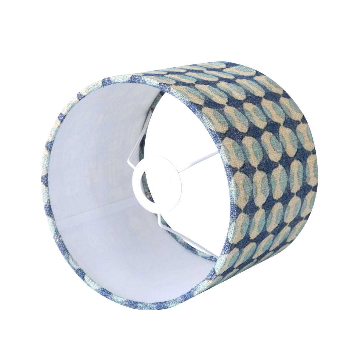 Drum Shade Blue 25x20cm