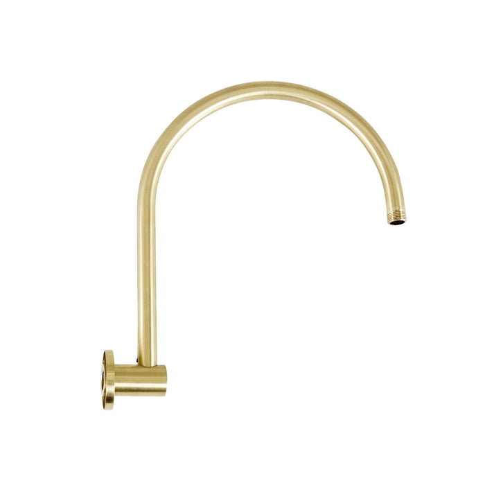 Finlay Gooseneck Shower Arm Brushed Brass