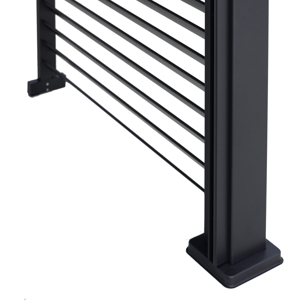 Sanctuary Aluminium Slatted Panel Charcoal for Pergola