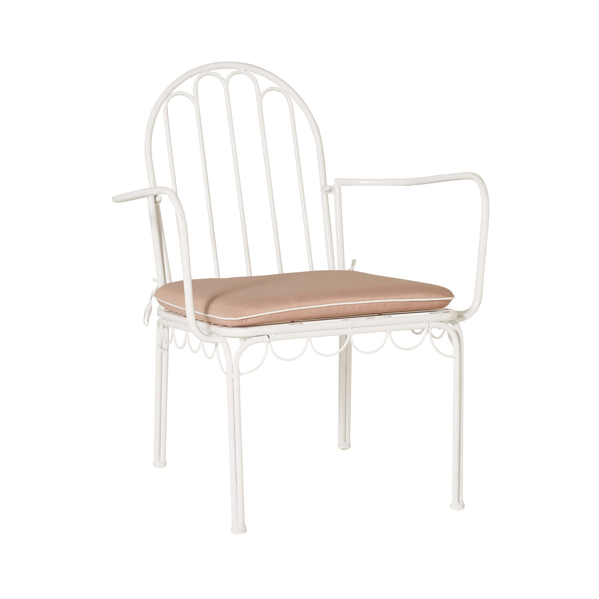 Bonnie Occasional Chair with Cushion White