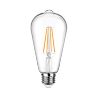 LED Vintage Filament Globe 4W E27 Clear (64mm)
