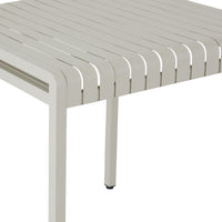 Tomi Aluminium Dining Table 70cm Taupe